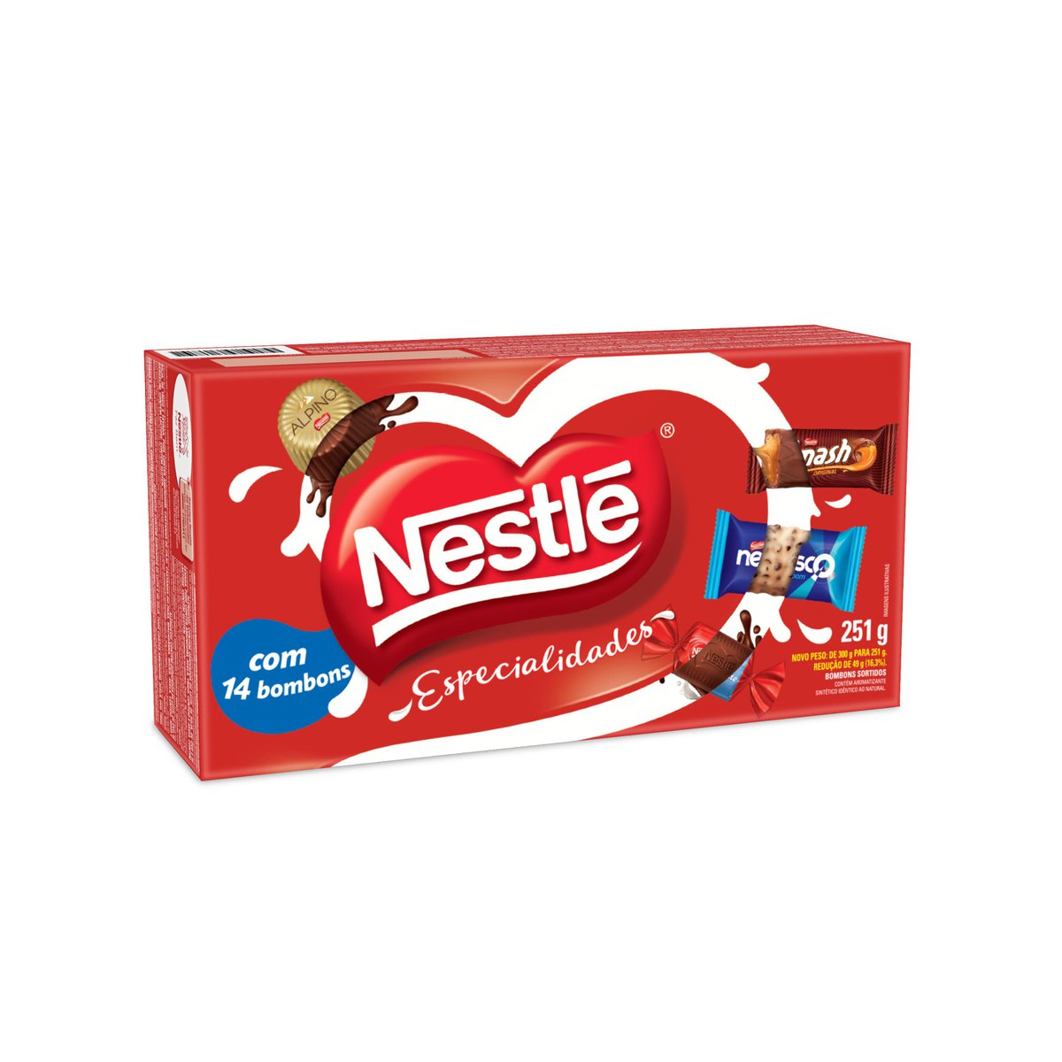 Caixa de Bombons Nestlé Especialidades
