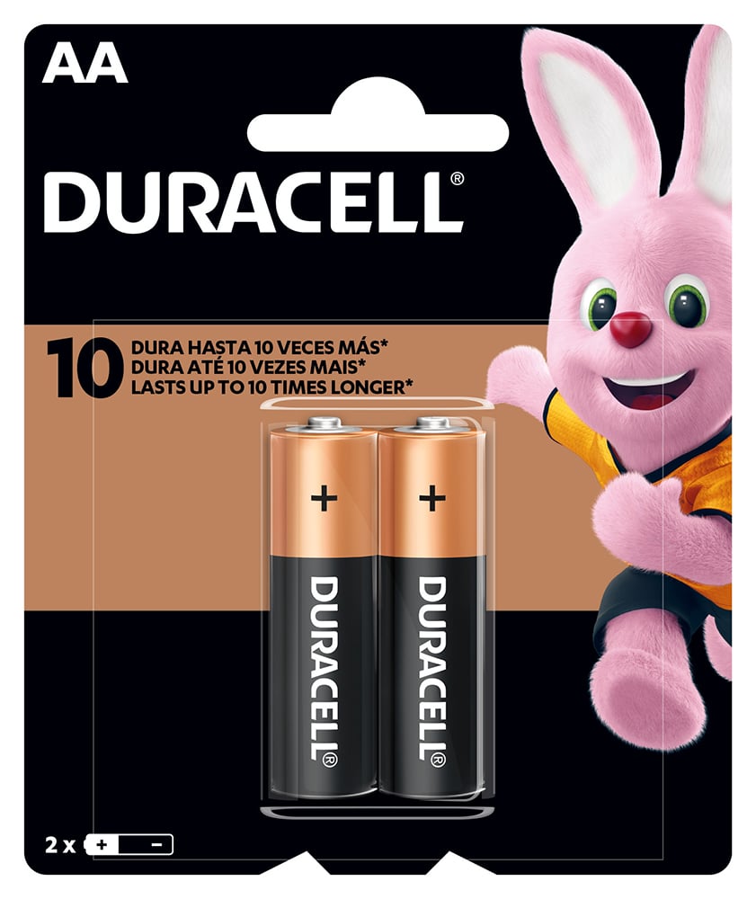 Pilha Alcalina Normal AA Blister com 2 Unidades 10104 - Duracell