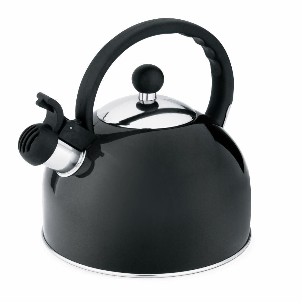 Chaleira Com Apito Ch25ps Aço Inox Preta 1,75l - Hércules