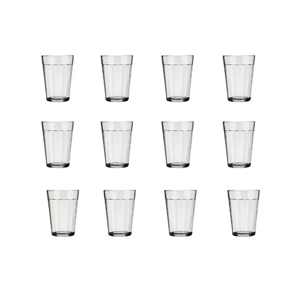 Kit com 12 Copos Americano 190ml - Nadir