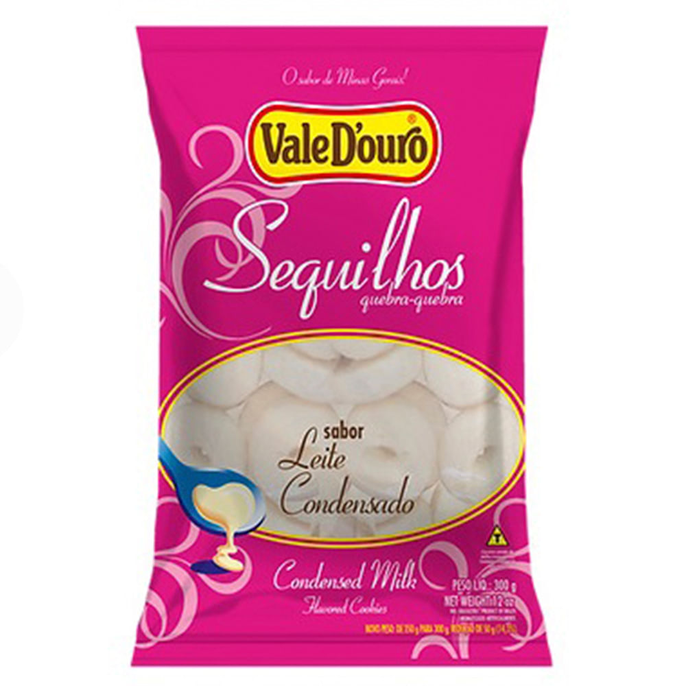 Sequilhos Leite Condensado 300g 7497 - Vale D'Ouro