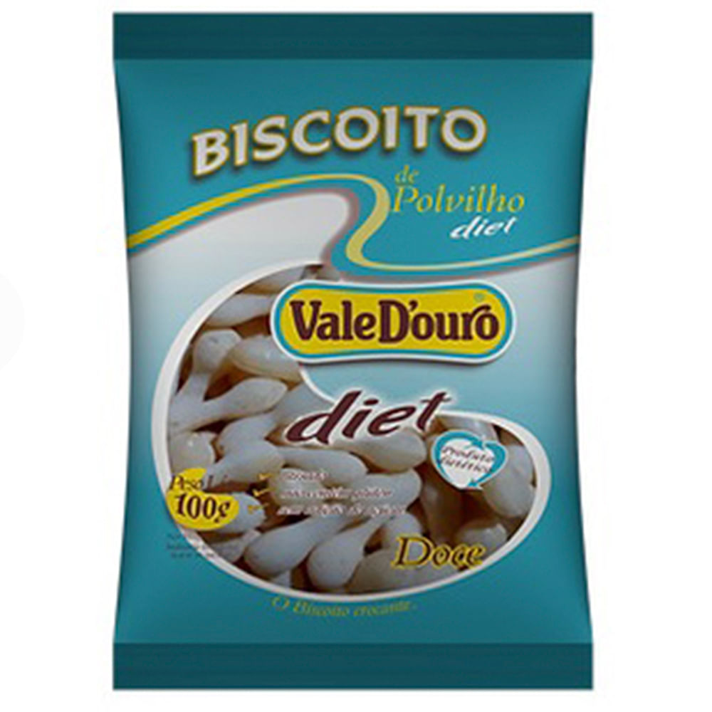 Biscoito Polvilho Doce Diet 100g 7129 - Vale D'Ouro