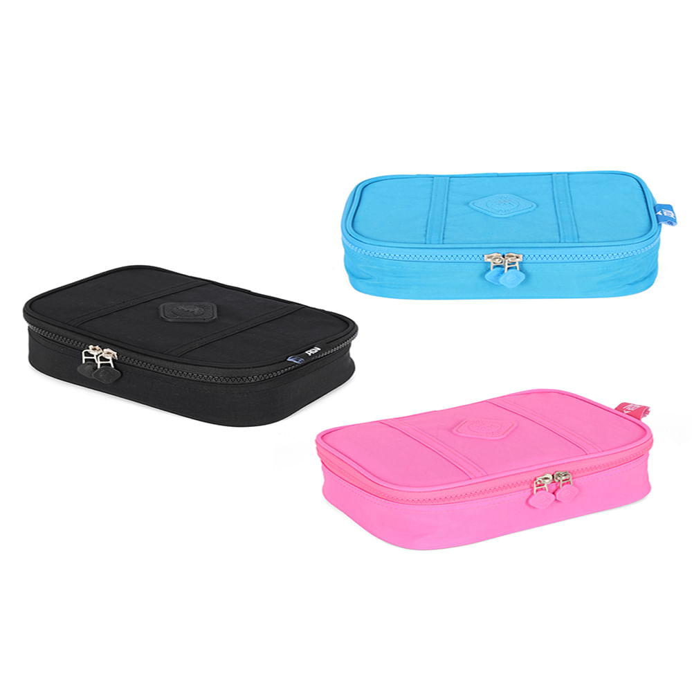Estojo Box Escolar Adventure Sortido Ref. ET50135AV - Luxcel