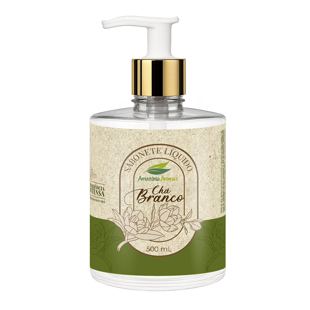 Sabonete Líquido Chá Branco 500ml 360 - Amazônia Aromas