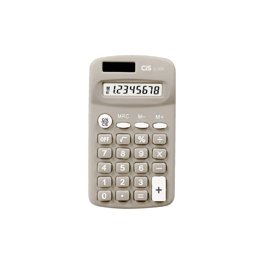 Calculadora de Bolso C-105 Areia 57997 - Cis