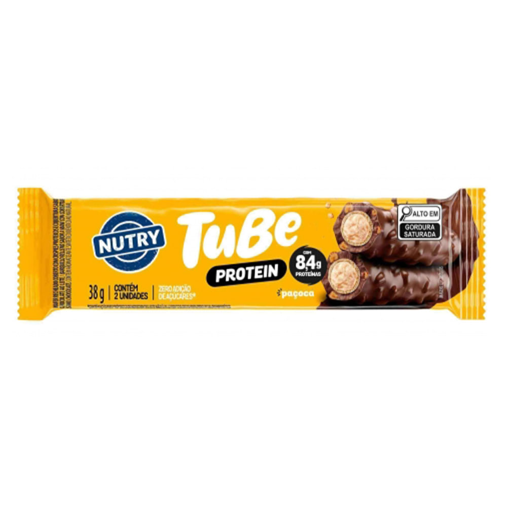 Chocolate Tube Protein Paçoca 38g 1492 - Nutry