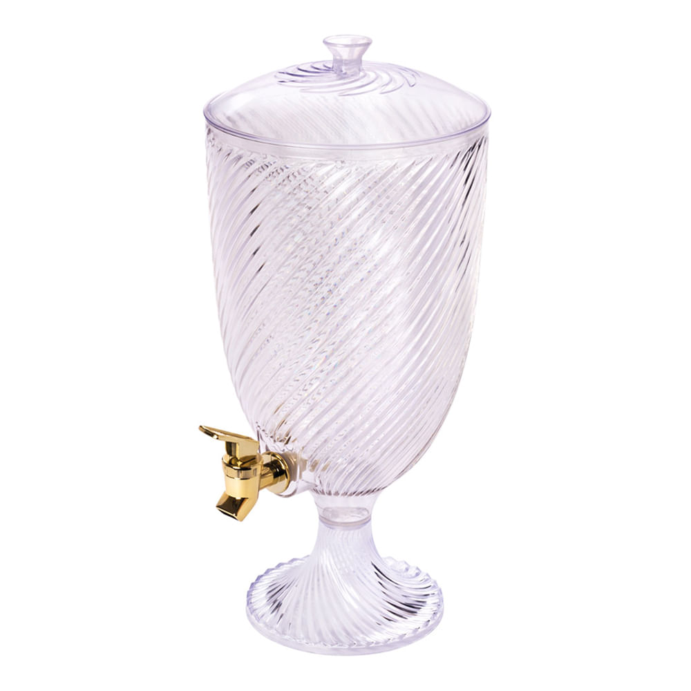 Suqueira Twist Polímero Transparente 4,8L 15551 - Plasútil