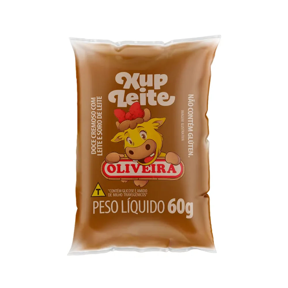 Doce de Leite Xup Sachê 60g 630 - Oliveira