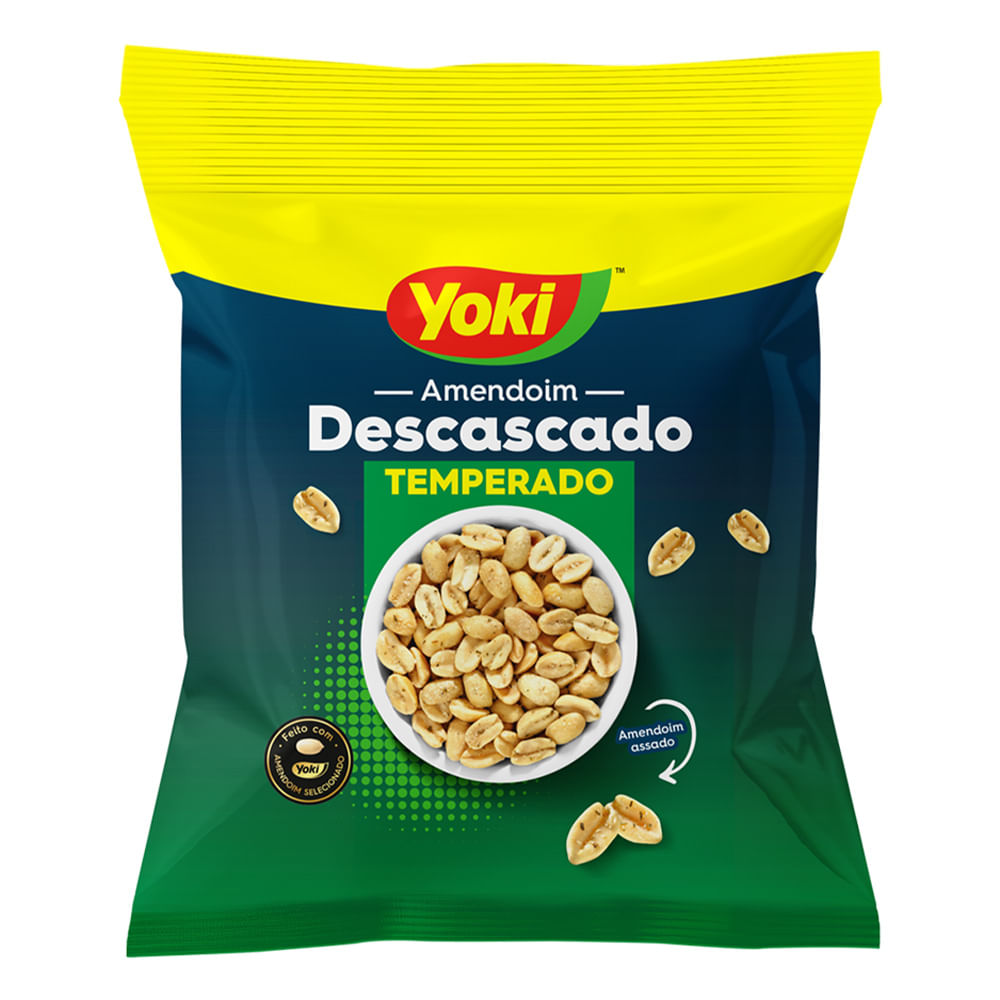 Amendoim Descascado Temperado 110g 4935 - Yoki