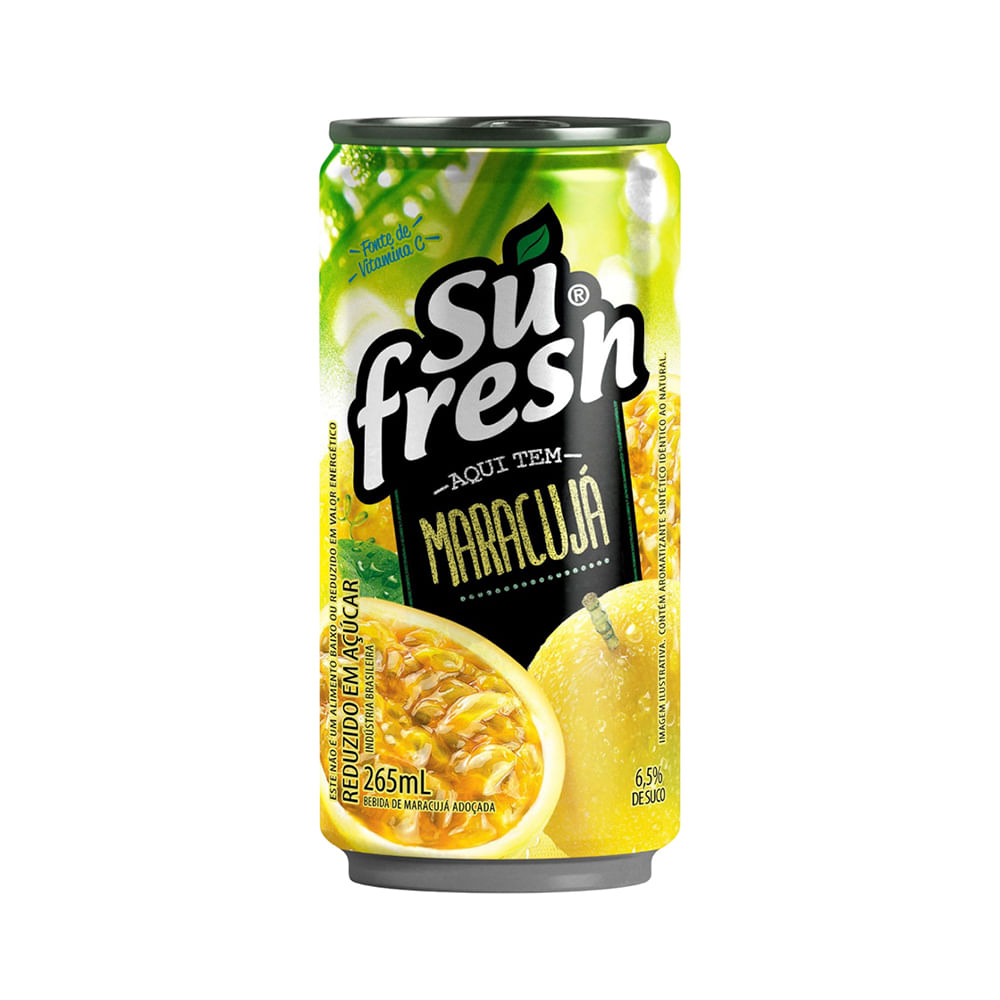 Suco de Maracujá Lata 265ml 1666 - Sufresh