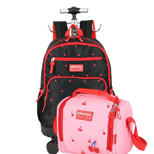 Kit Mochila + Lancheira | Cerejinha