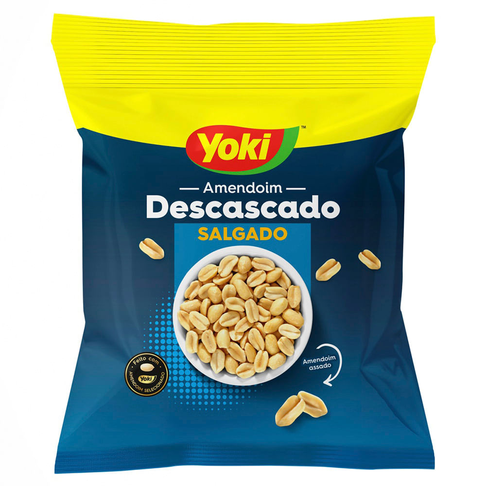 Amendoim Descascado Salgado 110g 4934 - Yoki