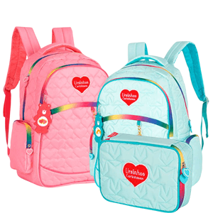 Kit Mochila + Estojo | Ursinhos Carinhosos