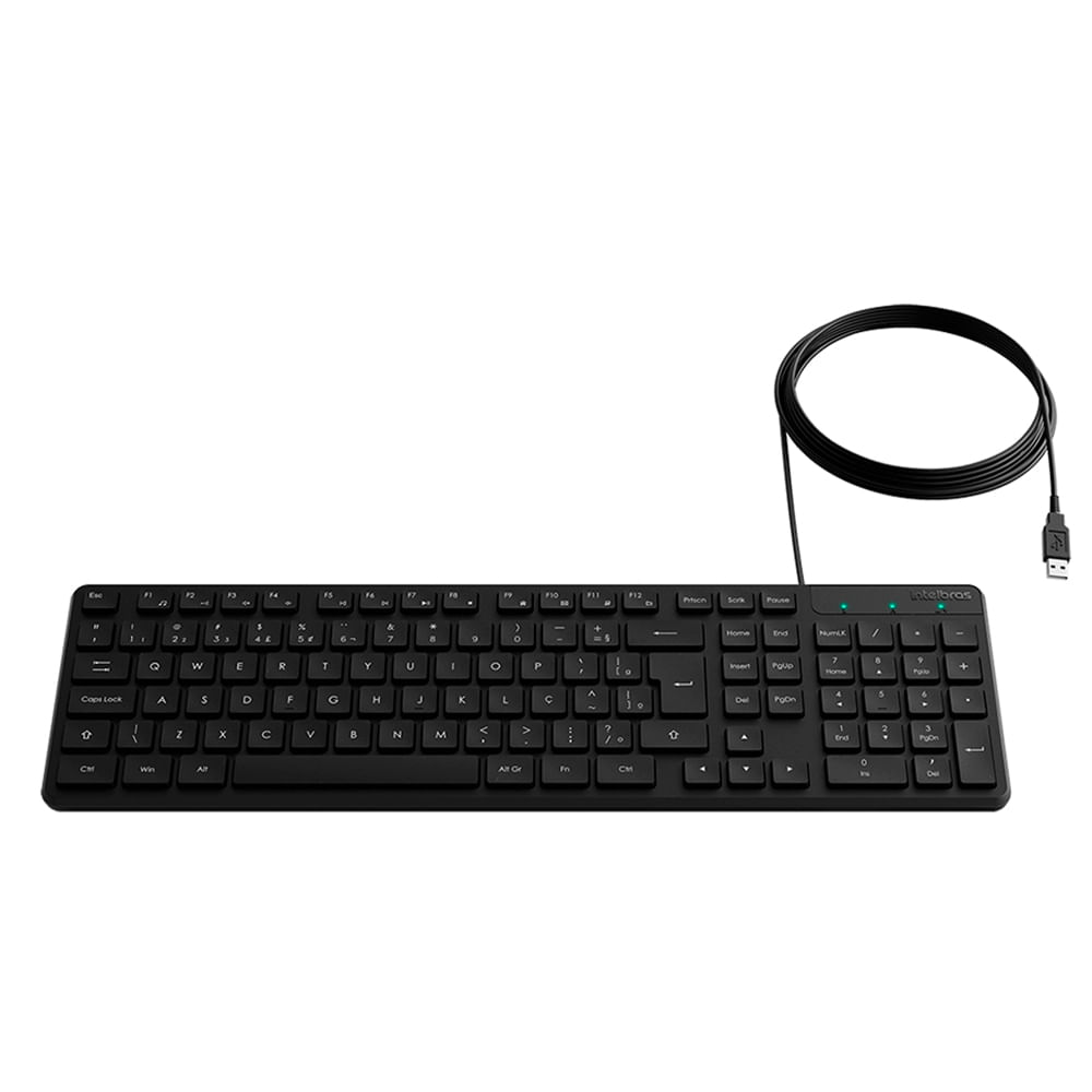 Teclado Com Fio Tci10 Preto Ref.4293100 Intelbras