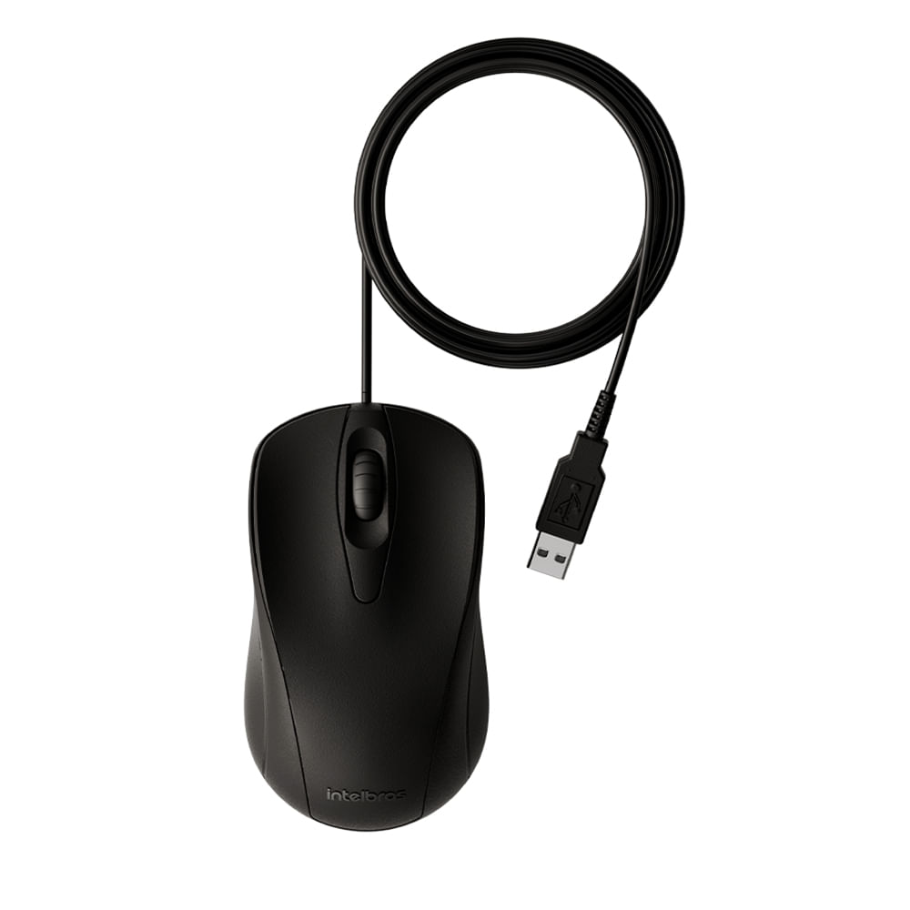 Mouse Com Fio Mci10 Preto 4291100 - Intelbras