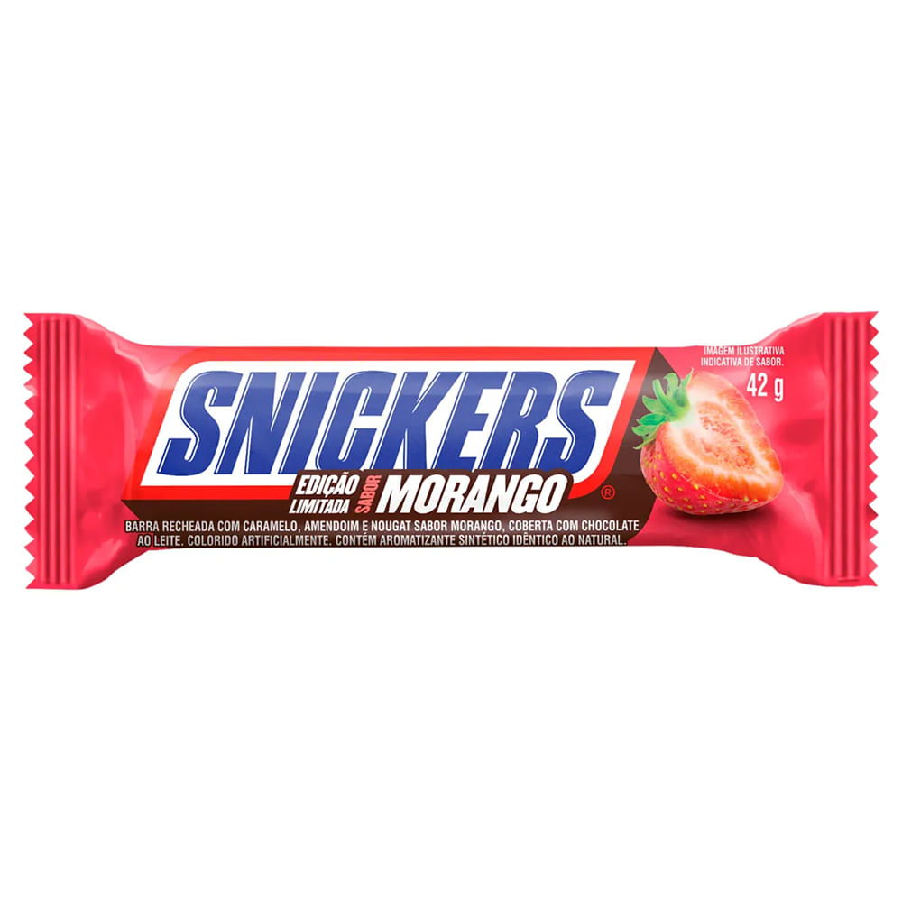 Chocolate Snickers Morango 42g 11139 - Snickers