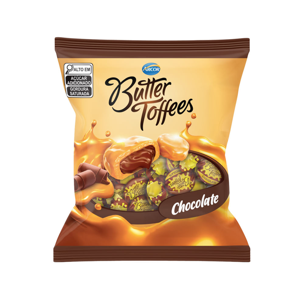 Bala Butter Toffees Chocolate 90g 8109394 - Arcor