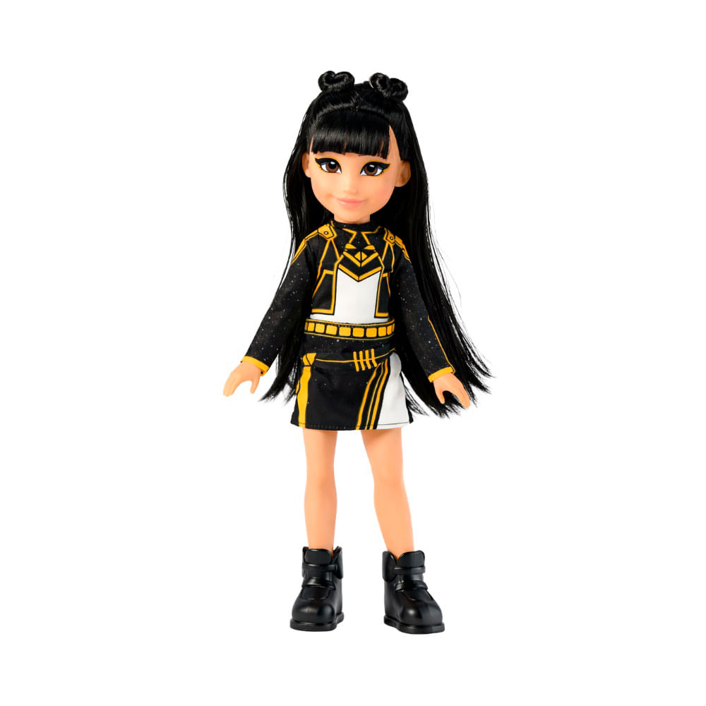 Boneca K-pop Trix Gold Aria Preto 1828 - Pupee