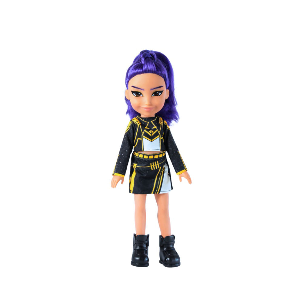 Boneca K-pop Trix Gold Lumi Roxo 1827 - Pupee