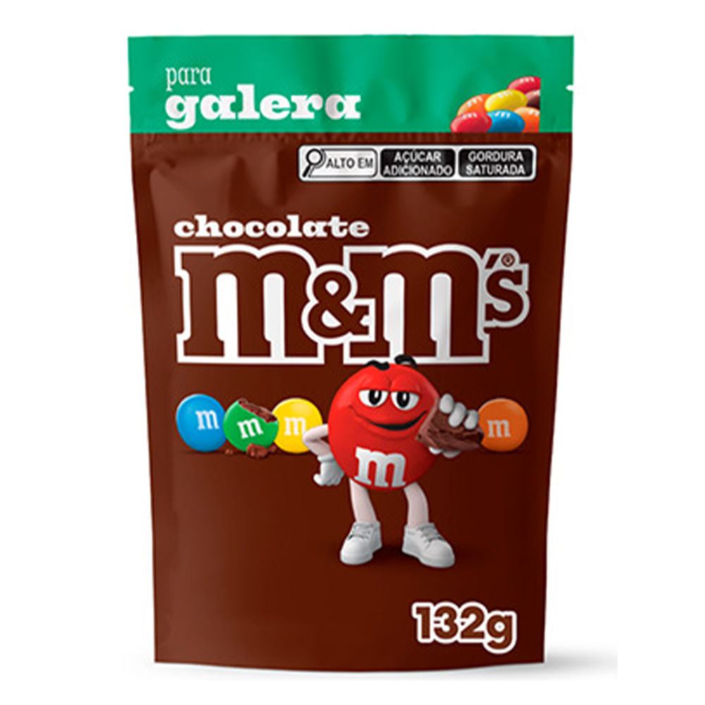 Confeito de Chocolate Ao Leite 132g 110912 - M&M's