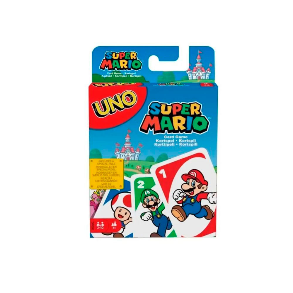 Jogo Uno Super Mário Bros DRD00 - Mattel