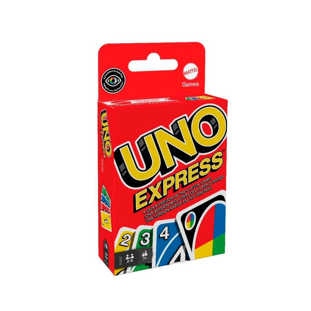 Jogo Uno Express JDF56 - Mattel