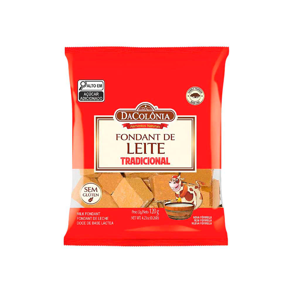 Fondant de Leite Tradicional 120g 1783 - Dacolonia