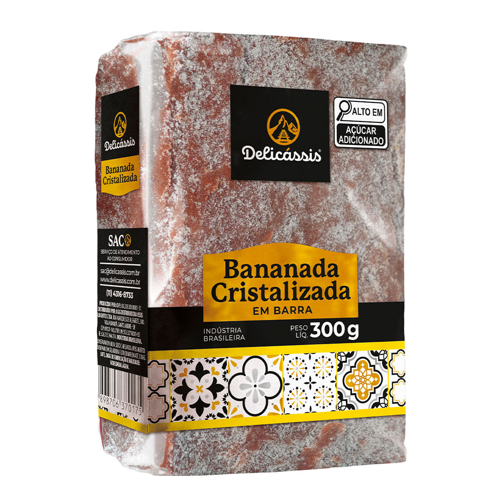 Bananada Cristalizada 300g 3 - Delicássis