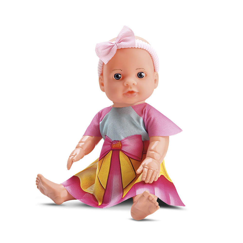 Boneca Duda Faixa Laço 1138 - Bee Toys