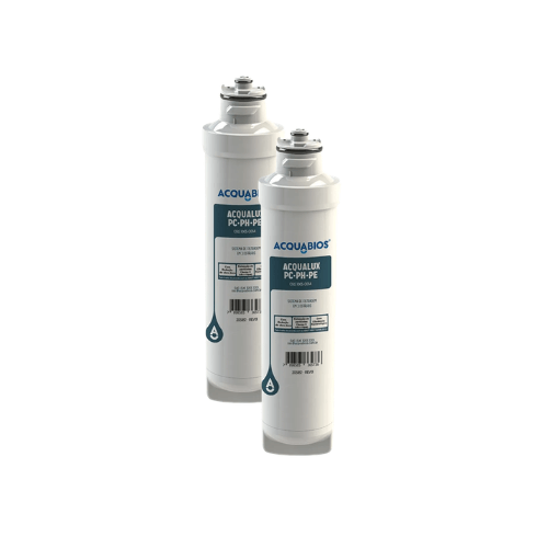 Kit 2 Refil Filtro de Água Compatível com Purificadores Electrolux 10050054 - Acquabios