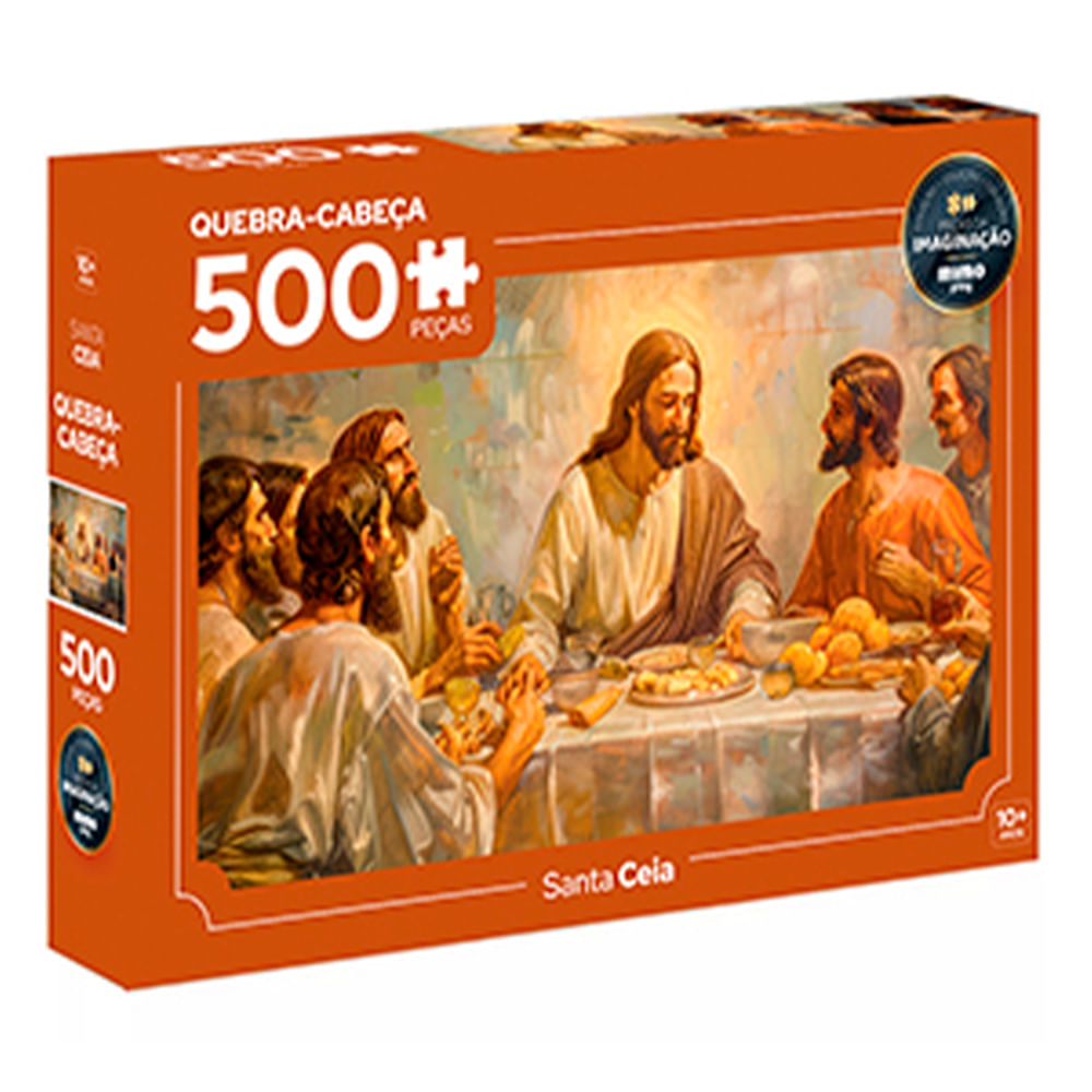 Quebra Cabeça Santa Ceia 500 Peças 2639 - Mimo